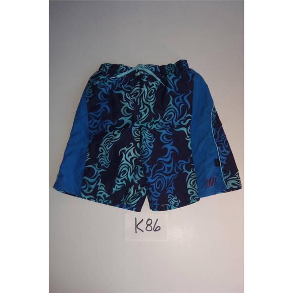 Nike Swim Trunks Size Large Blue Boys -0114K86 - Picture 1 of 2
